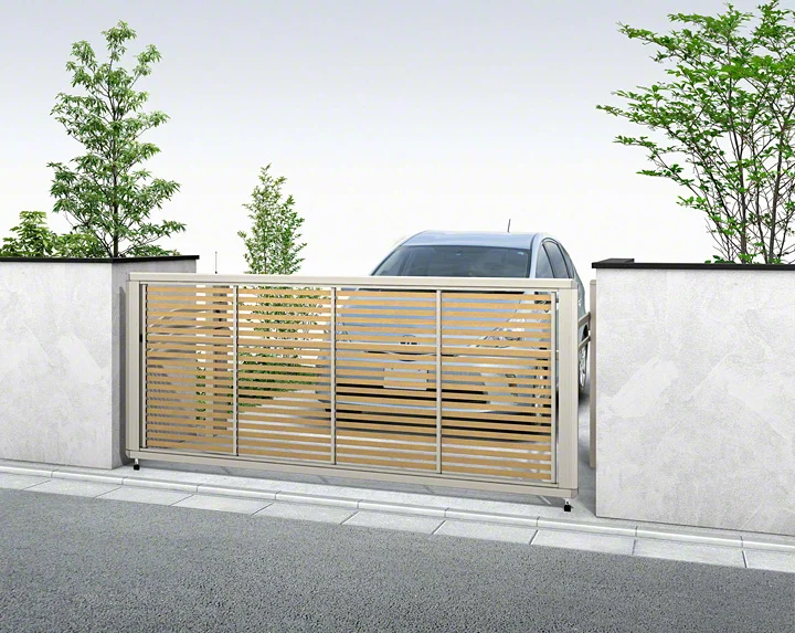 ykkap ルシアスアップゲートワイド03型　ハイルーフ　電動ゲート　カーポート 正規】YKKAPルシアスアップゲート03型1台用 跳ね上げゲートを値