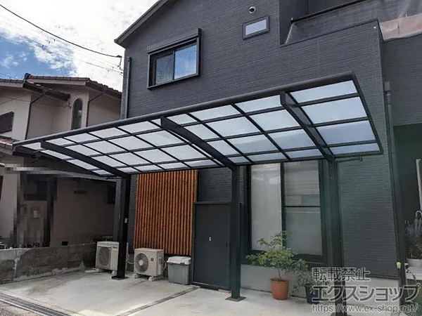 ネスカR レギュラー 基本 27-57型 ロング柱H25 熱線吸収ポリカーボネート ネスカF レギュラー 基本 27-50型 ロング柱H25 熱線吸収