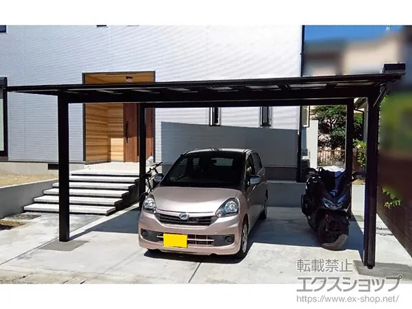 その他 Lixil リクシル カーポート ネスカF ワイド 2台用 解体 