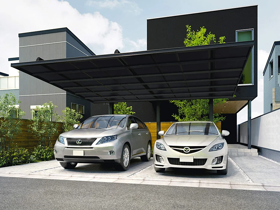 アルミ製カーポート 15日まで。