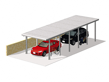 �O���A���~�̃J�[�|�[�g G-1 �ϐ�`200cm�Ή� 2��p �c�A�� 12�{�� �ؒ������g