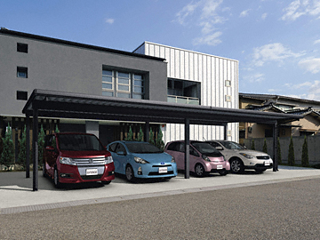 �O���A���~�̃J�[�|�[�g G-1SS �ϐ�`50cm�Ή� 4��p �Ԍ��A�� 6�{�� �X�^���_�[�g�^�C�v