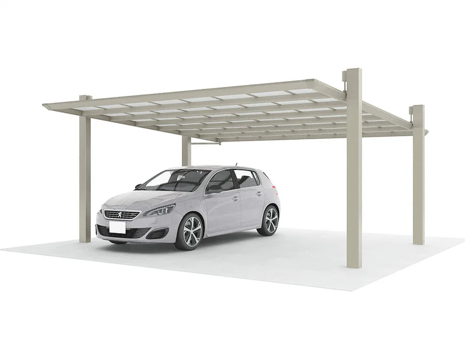 四国化成 マイポートOrigin FX ワイドタイプセット 延高 6350サイズ 熱線吸収ポリカ板 MOFXE-(P・K)6350SC 四国化成 マイポートOrigin ワイドタイプ2台用 アルミカラー