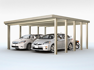 LIXIL ���N�V��(�g�X�e��)�̃J�[�|�[�g �e���I�X�|�[�gIII �ϐ�200cm�Ή� 2��p ���s���� 10�{�� �ؒ��}�e���A���J���[ �f�ڎԎ�F�v���E�X[�g���^]