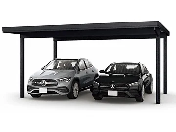 公式】ジーポートPro 積雪100cm対応 2台用 4本柱 折板-YKKAP - カー  