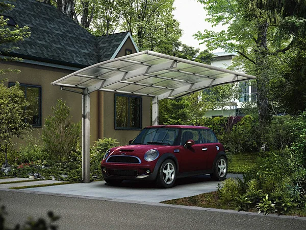 全国配送 YKK カーポート アリュースRE （基本＋ハーフ）セット J51・14-30 標準柱（H25） 熱線遮断ポリカーボネート屋根 YCE-A 全国配送 YKK カーポート アリュース 基本＋ハーフセット J51・14-25L