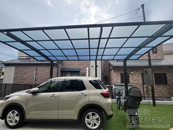 公式】アリュース 600タイプ 1台用 奥行延長セット-YKKAP - カーポート