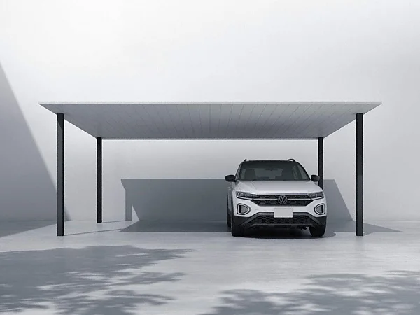 公式】プレーンルーフ 600タイプ 2台用 単体セット ツートーン-YKKAP