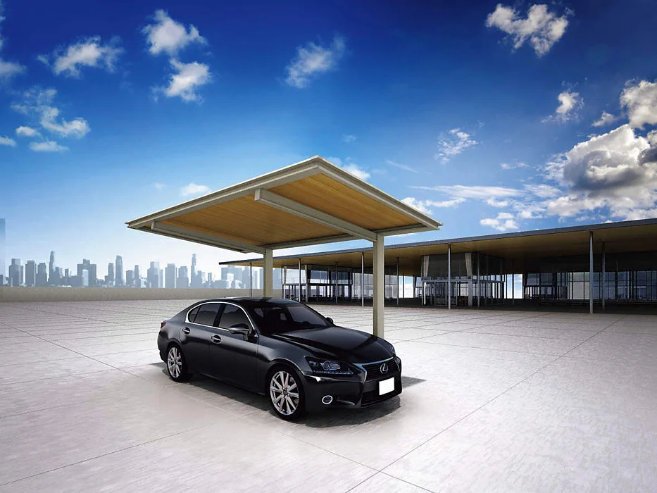 ルシアス 750タイプ カーポート YKKAP 1台用 公式ルシアスカーポート