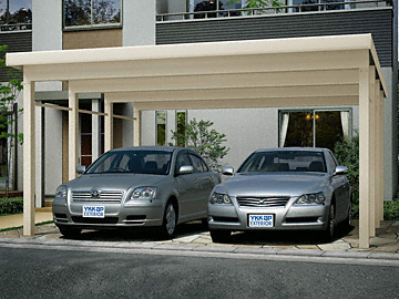 YKKAP�̃J�[�|�[�g �W�[�|�[�gneo �ϐ�200cm�Ή� 2��p 8�{�� �f�ڎԎ�F�J���[��[�g���^]�A�}�[�NX[�g���^]