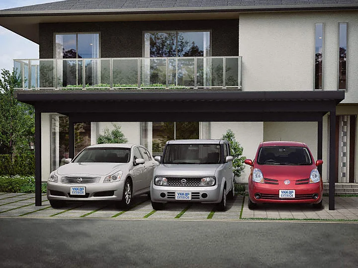 公式】レオンポートneo 3台用-YKKAP - カーポートならエクスショップ