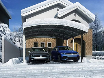 四国化成 サイクルポート リフト オープンタイプ 積雪20cm 基本 連棟ユニット 延高 屋根材：アルミ押出形 法人様限定商品 個人宅・現場配送不可四国化成 サイクルポート