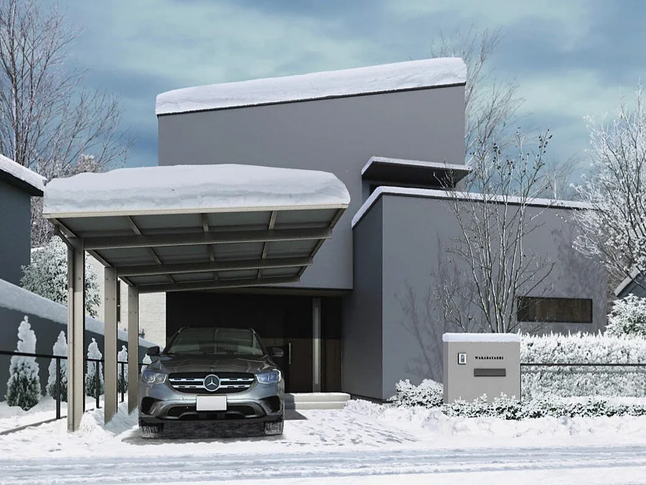 雪！ 受注生産品】全国配送 YKKAP YKK カーポート エフルージュ FIRST 600