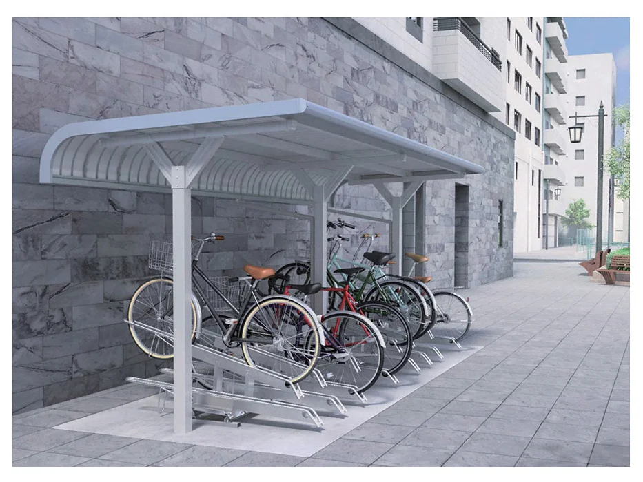 イナバの駐輪場 イナバ自転車置場 BYXタイプ 一般型 独立タイプ-イナバ