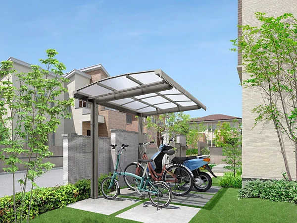 フーゴAミニ (アーチスタイル)-LIXIL - サイクルポート・駐輪場なら