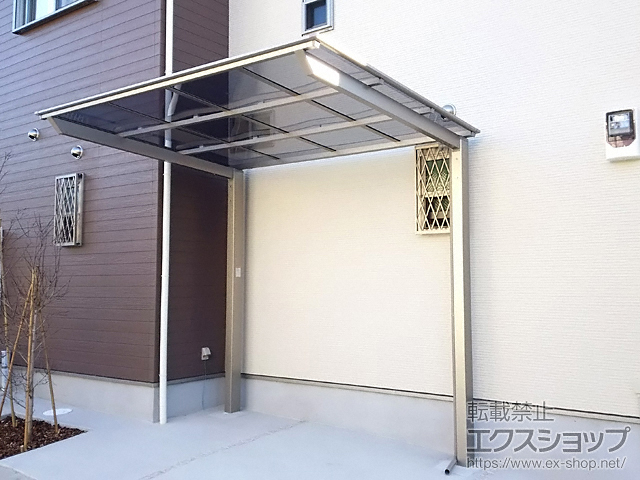 サイクルポートLIXIL リクシル TOEXネスカRミニ基本 屋根 21-29型ポリカーボネート屋根材使用ロング柱 H25 バイク置き場 自転車 駐輪  diy