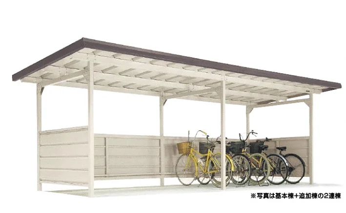 ヨドコウ物置 左側 自転車収納可能サイズ ヨドコウ 物置 自転車も入る 【公式通販】
