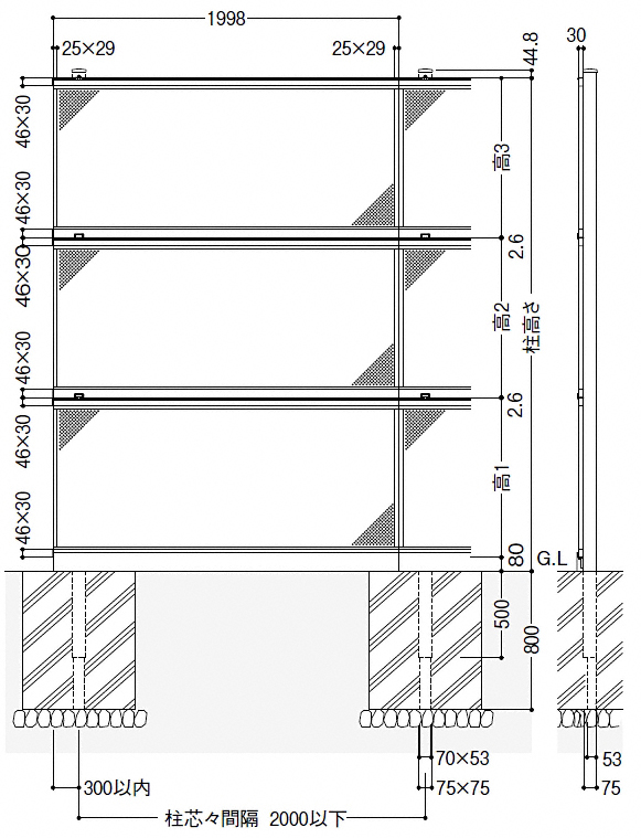 �t�F���X�E��E���E�G�N�X�e���A�̂��ƂȂ�G�N�X�V���b�v�̐}��