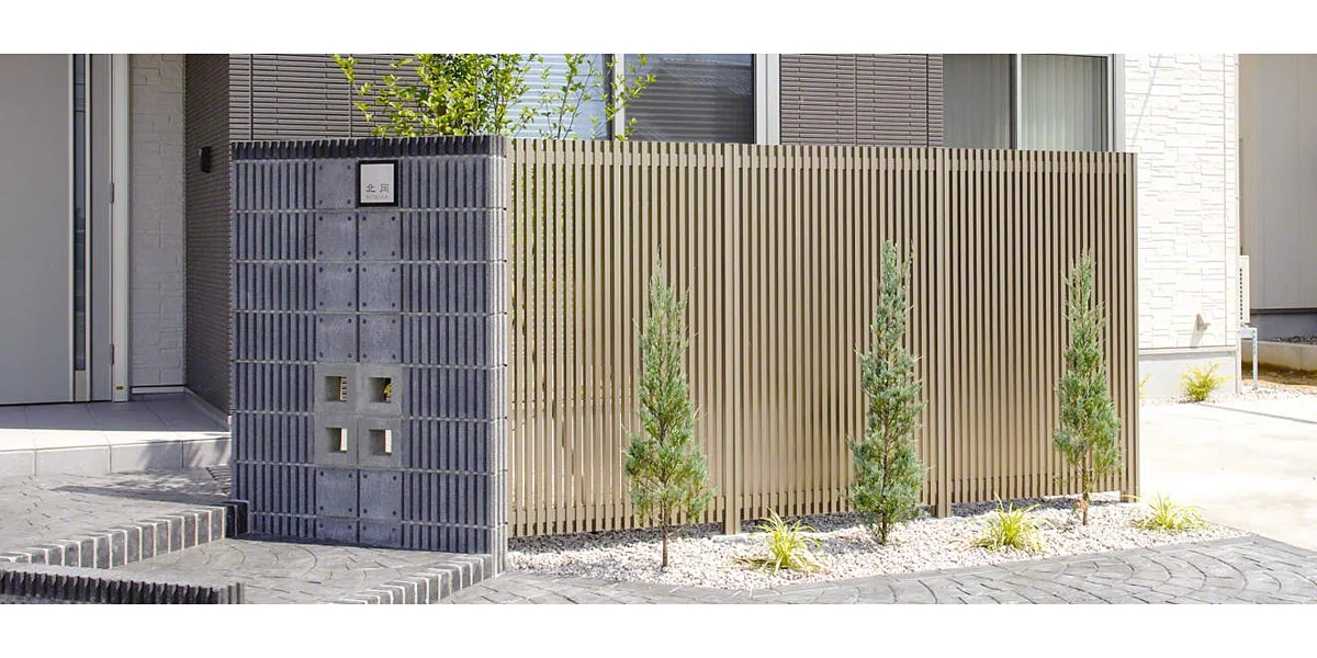 ガーデンスクリーン J.モダン1型-三協アルミ - フェンス・柵・塀なら