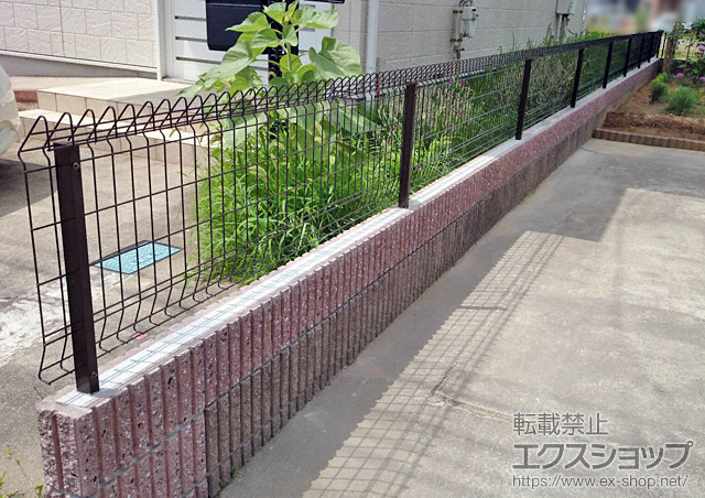 積水樹脂のフェンス・柵 メッシュフェンス G10-R画像4