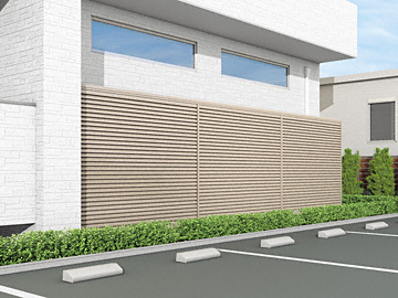 四国化成のフェンス ルーバーフェンス HRF1型