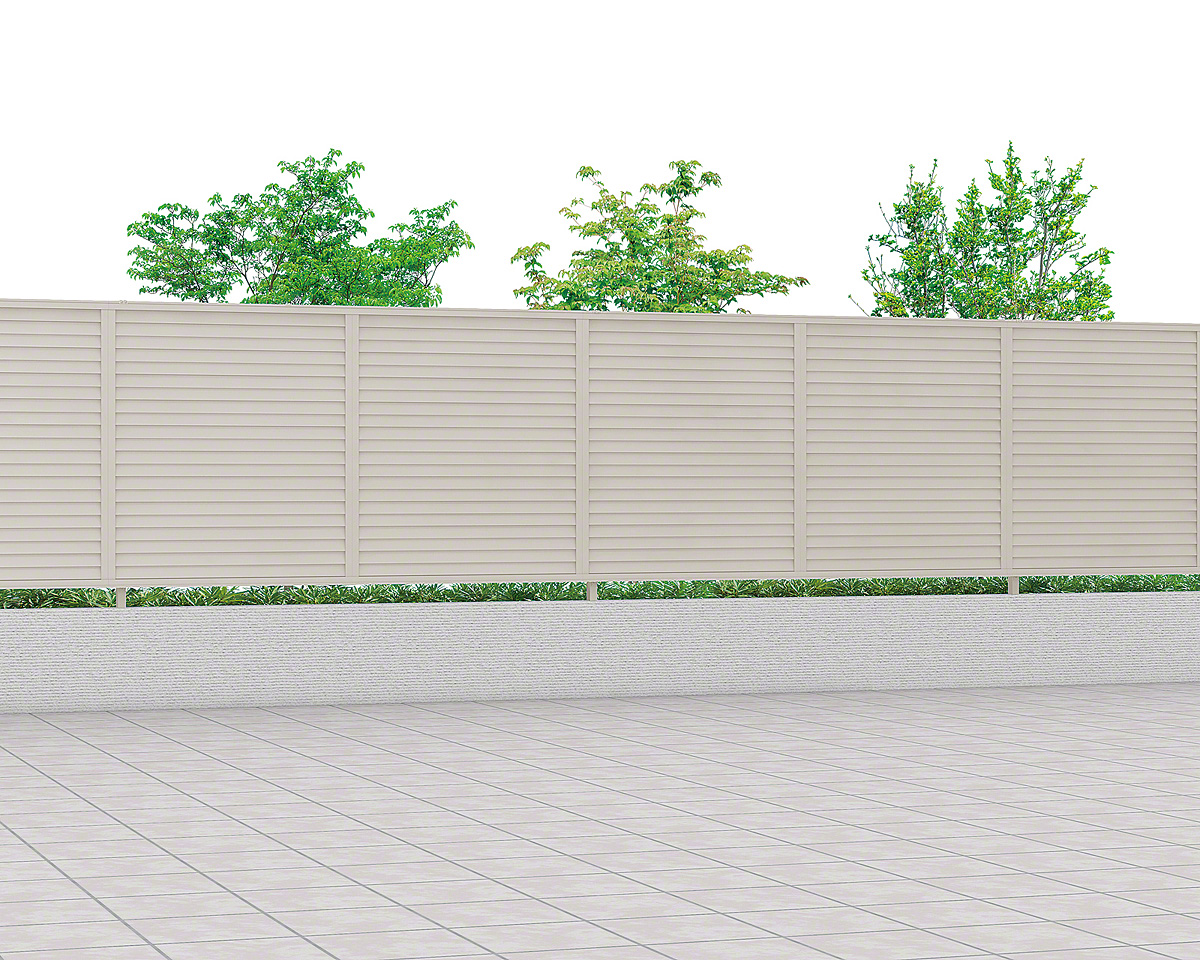 プレスタフェンス 8型 横ルーバー-LIXIL(TOEX) - フェンス・柵ならエクスショップ