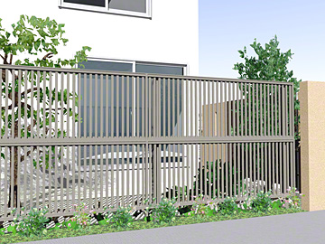 LIXIL ���N�V��(TOEX)�̃t�F���X �v���X�^�t�F���X 4�^ �����ĎV �A���~���i���d�l