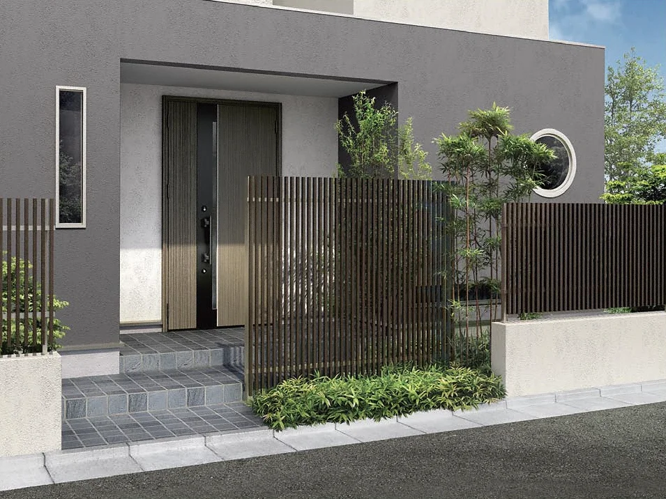 プログコートフェンスF3型 複合色-LIXIL(TOEX) - フェンス・柵・塀なら