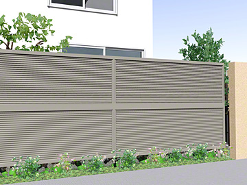 LIXIL ���N�V��(TOEX)�̃t�F���X ���C�V�X�t�F���X 5�^ ���ډB�� �A���~���i���d�l