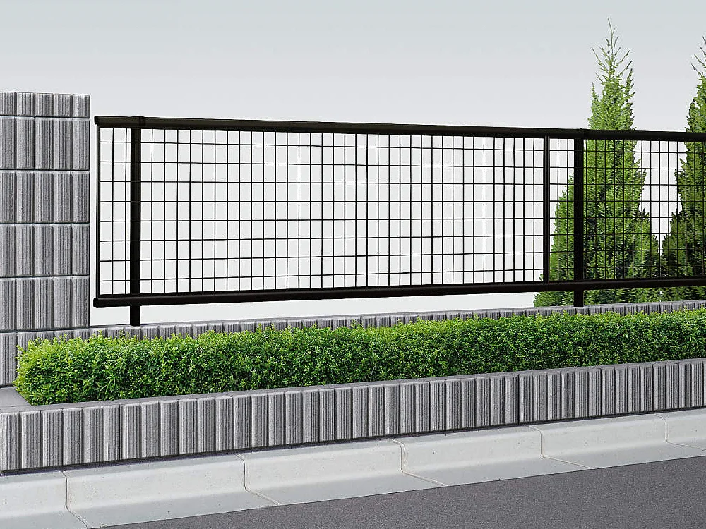 【20%OFFしました⭐︎3枚セット】YKKフェンス（シンプレオ　フェンス　M2型　カームブラック） 20%OFFしました⭐︎3枚セット】YKKフェンス（シンプレオ フェンス M2型