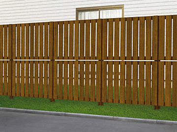 YKKAP�̃t�F���X �X�^���_�[�h�t�F���X4�^ 2�i�x��