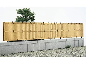 竹垣風フェンス「麗」シリーズ 建仁寺垣 片面タイプ-YKKAP - フェンス  