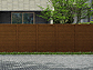 YKKAPルシアス スクリーンフェンスS07型 木調色