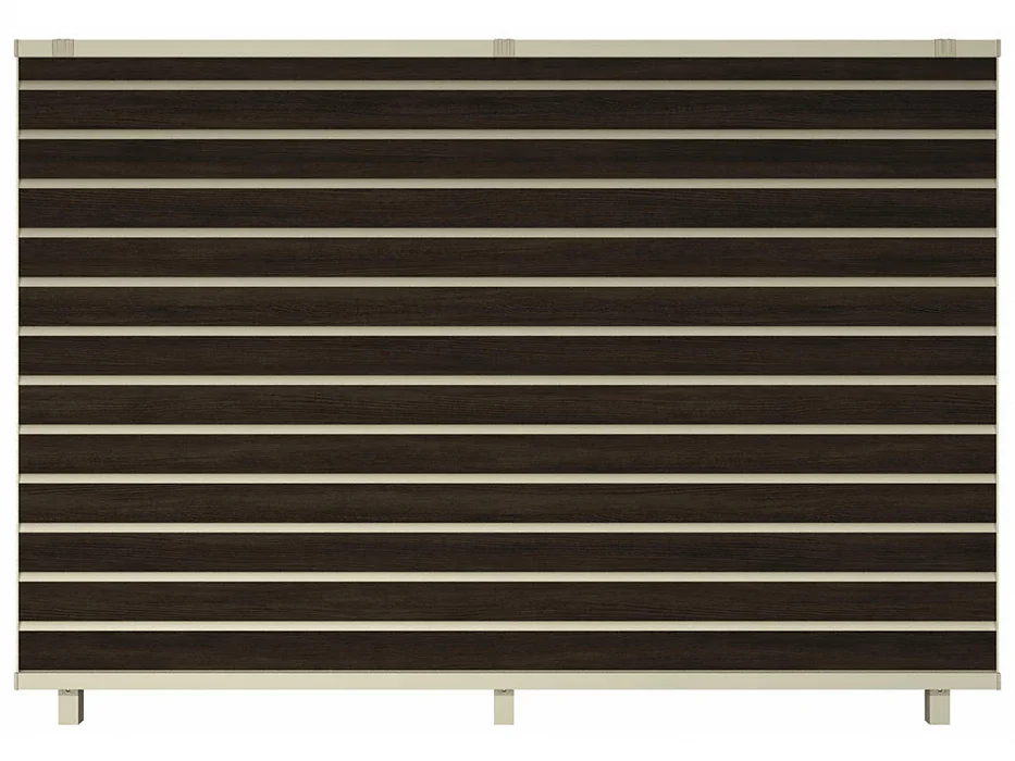 1200mmの高さで、カームブラックののYL1型フェンス。 1200mmの高さで、カームブラックののYL1型フェンス。 正規