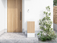 nastaのポスト・門柱・宅配ボックス Nasta Box +POST 据置タイプ サイズ：L(前入前出)