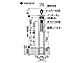 YKKAPのポスト・門柱・宅配ボックス 機能門柱4型 #04の図面