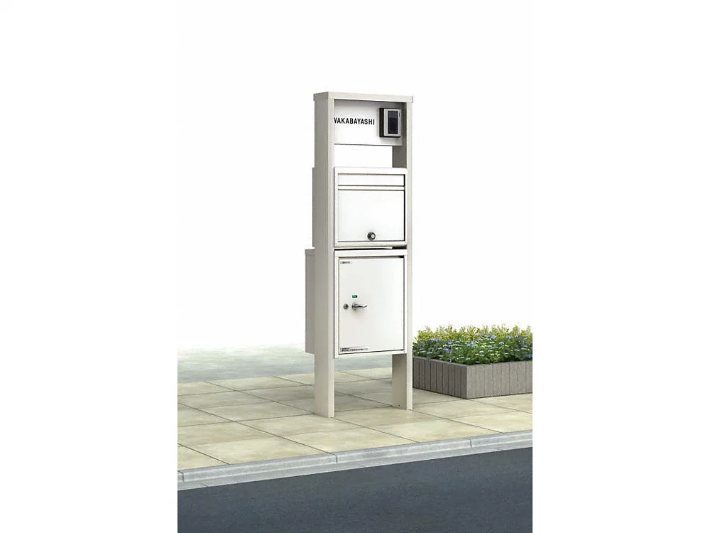 ポスティモαⅢ C型 組合せ例1-YKKAP - ポスト・門柱・宅配ボックスなら