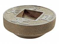 銭形つくばい石