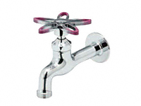 胴長横水栓 スミレ・ピンクセット