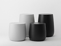 REKI Stool 庭園に並ぶ美しい石のようなスツール H300/H430