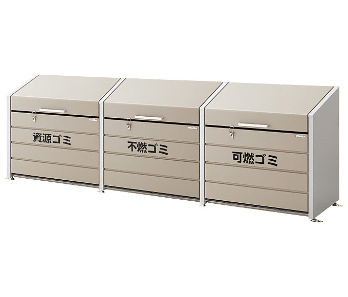 日本全国送料無料 ゴミ箱 屋外 大容量 分別 ダストボックス ミニ パネル床タイプ 基本棟 単体 品番