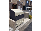 サンキンのゴミステーション 【在庫一掃セール対象品】高耐久ゴミボックス SGB-D1000〈ふた式〉