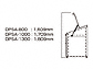 hRẼS~Xe[VES~XgbJ[ _Xgsbg S^Cv DPSA-1300 1300L DPSA-1300̐}