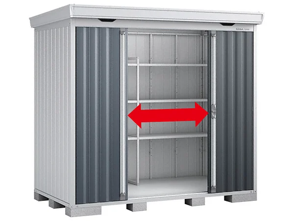 イナバ物置  FORTA フォルタ 中型物置 スタンダード プラチナシルバー [♪▲] 関東限定] イナバ物置 FK-3018S 一般型 FORTA フォルタ 屋根傾斜