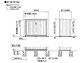 l̕uE[EOq }CXgbJ[EX1^ 2000~615~1510 MYEX-U200615̐}