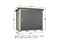 TL̕uE[EOq GXP[GCg SK8S-100 ^ 2200~1600~1940 SK8S-100̐}
