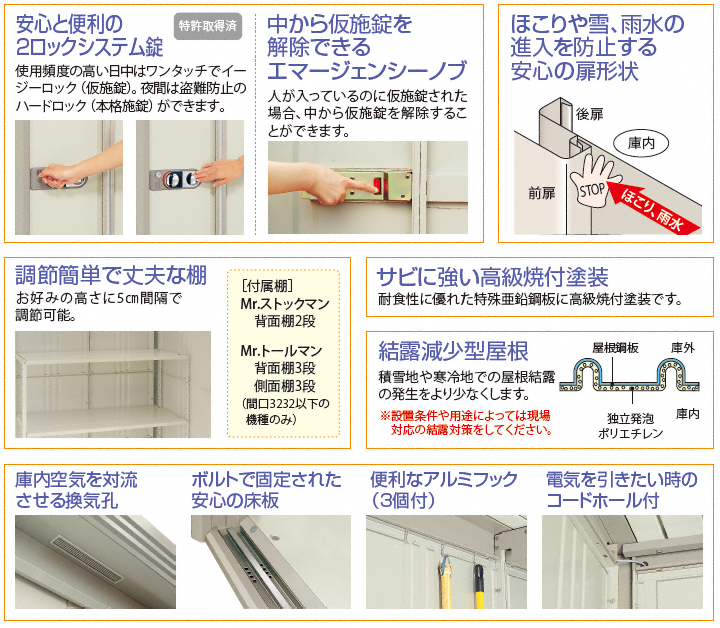 初売り】 送料無料地域有 タクボ物置 タクボ 物置 ミスター シャッターマン ダンディ シャッター 基本棟 標準屋根 一般型 WS-1829 