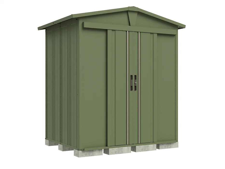 三角屋根仕様ガーデニング物置 リジュー LEISURE 1832×1540×2212-LSN