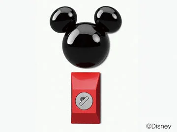 ミッキーマウス 人造大理石 置物