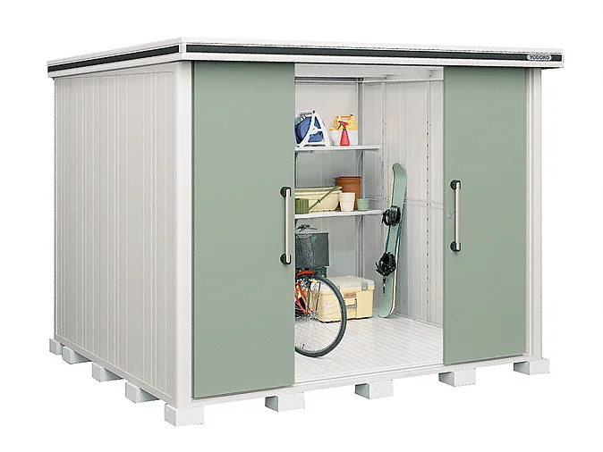 ヨドコウ 物置 屋外 収納 ヨド物置 エルモ LMD-2925H 物置 一般型 背高Hタイプ おしゃれ クール シンプル デザイン 戸建て ヨドコウ ヨド物置 エルモ LMD-2925H エバーグリーン □▽398-3950 LMD